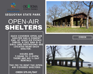 View Cherokee Shelter & Open-Air Shelters Brochure